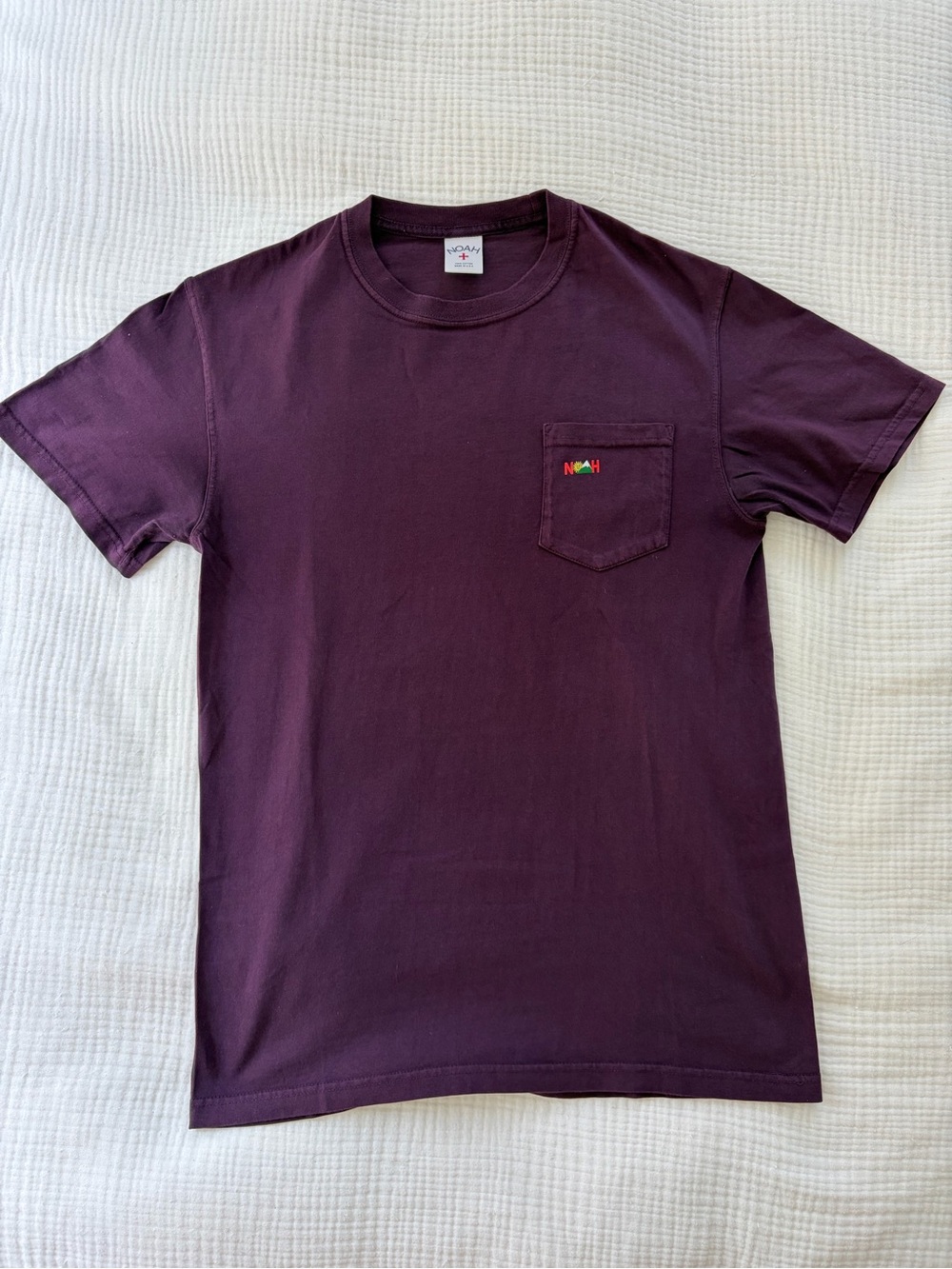 Men's Short-Sleeve Pocket Tee in Plum by